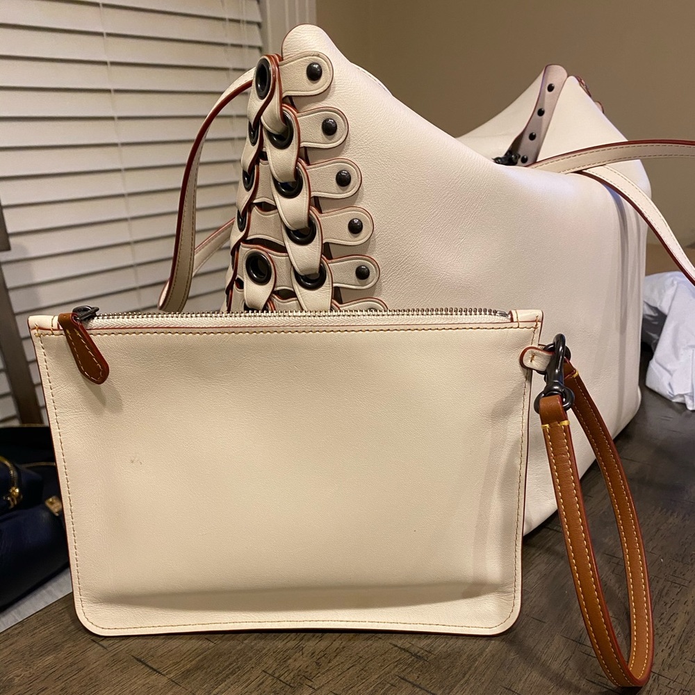 Coach 1941 86810 Rogue Tote Chain Link Glovetanned